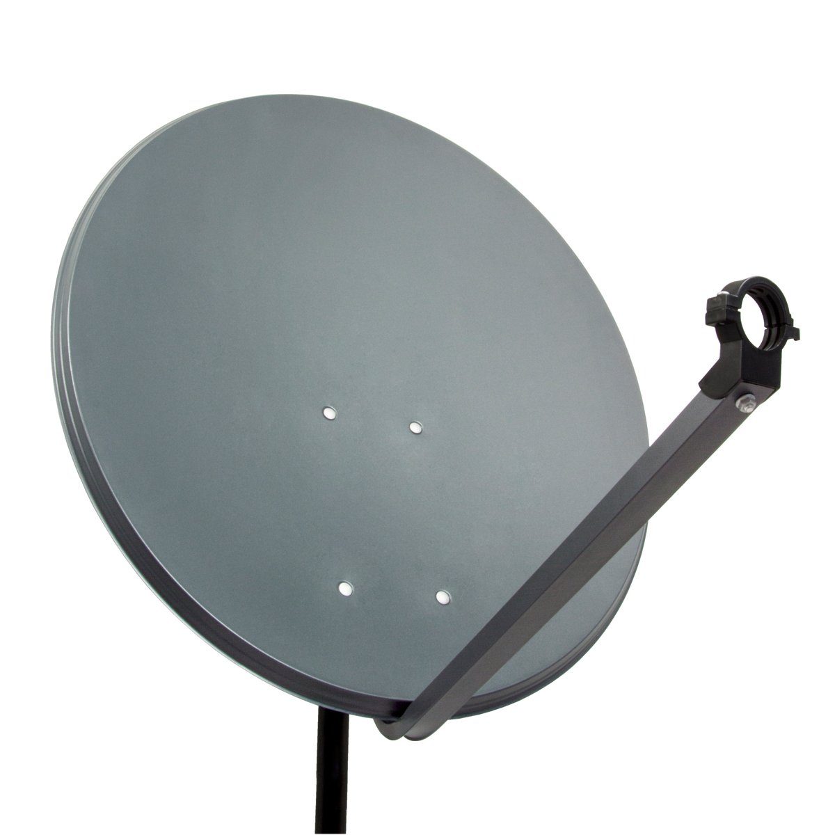 PremiumX SAT Anlage 80cm Antenne Quad LNB F-Stecker Wandhalter 45cm SAT-Antenne – Bild 2 von 5