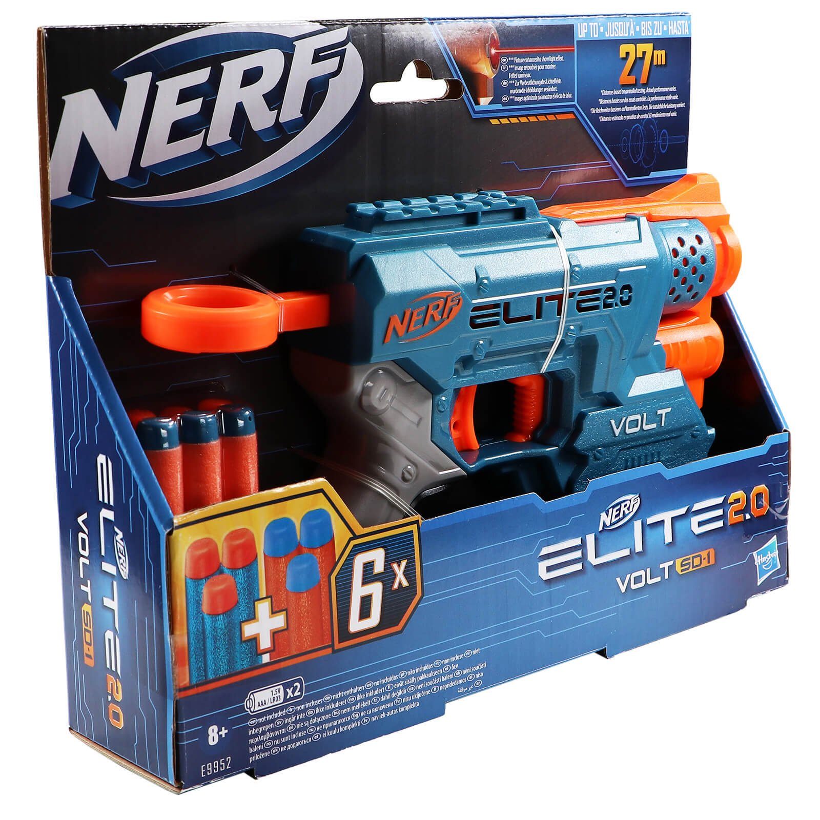 Nerf Blaster Nerf Elite 2.0 Volt SD 1 Blaster mit Ziel-Lichtstrahl