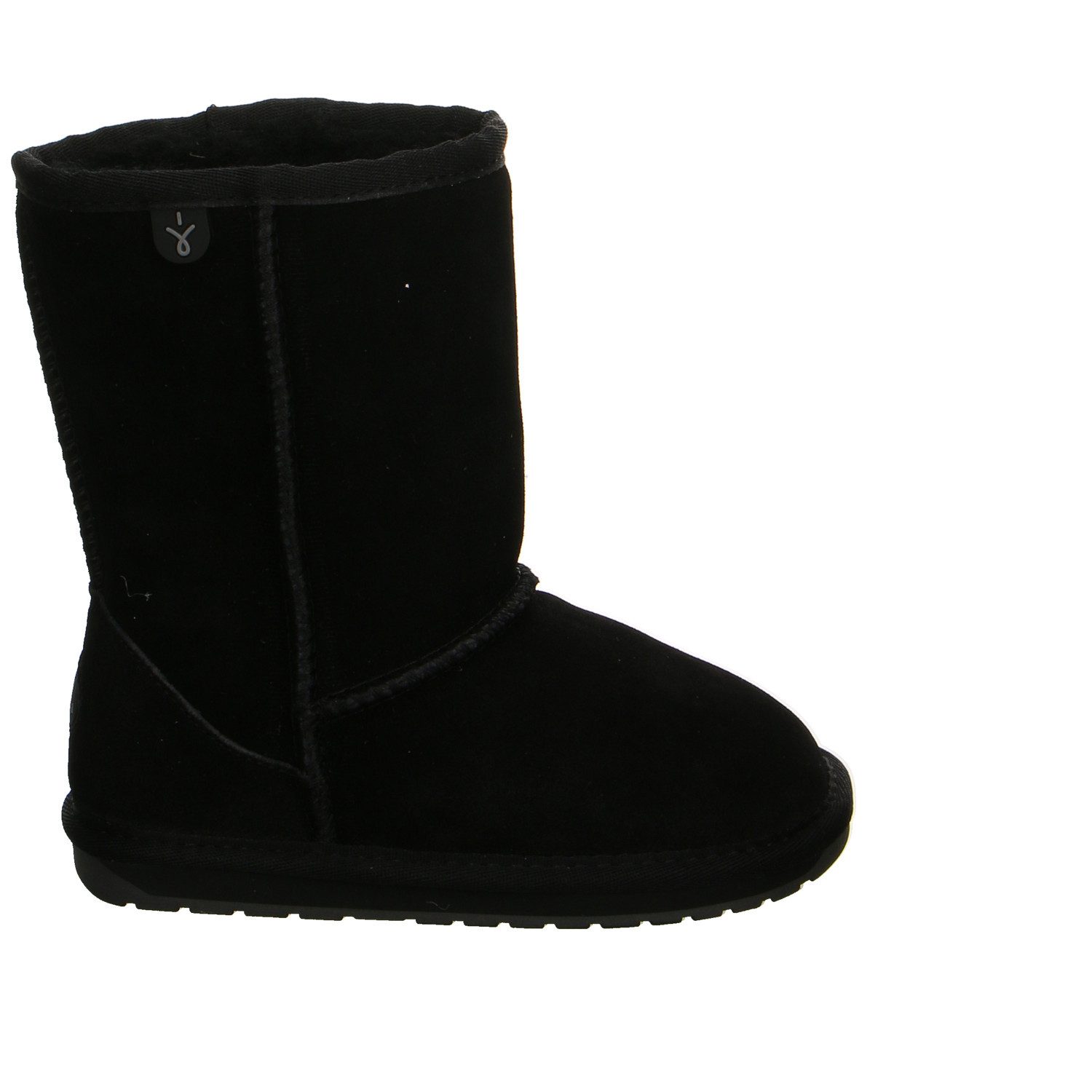 Emu Australia Emu Wallaby Lo Velour Schaftstiefel schwarz Stiefel