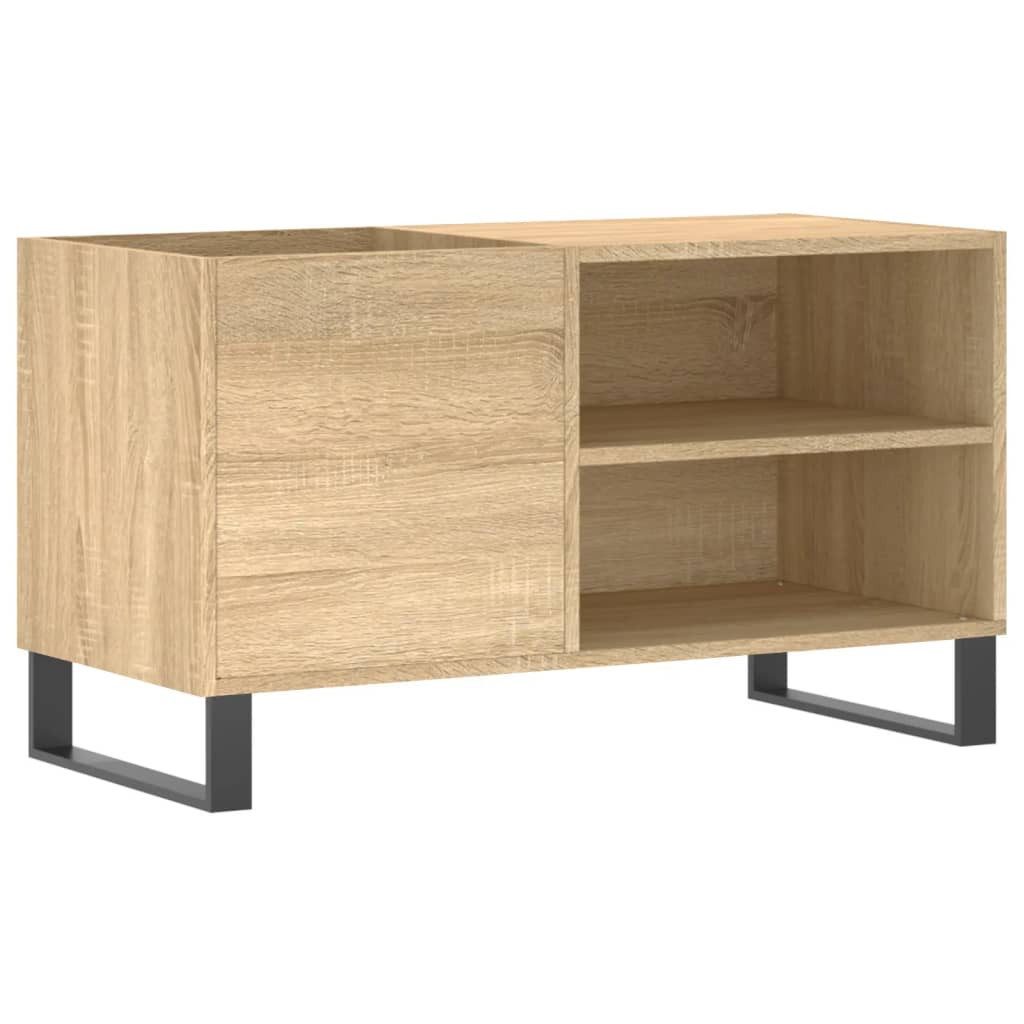 vidaXL Media-Regal Plattenschrank Sonoma-Eiche 85x38x48 cm Holzwerkstoff, 1 günstig online kaufen