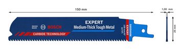 BOSCH Säbelsägeblatt Expert Medium-Thick Tough Metal S955HHM, Säbelsägeblatt