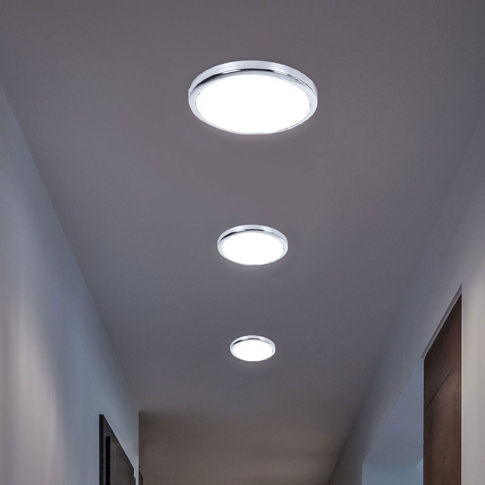 LED Deckenleuchte Arbeitszimmerleuchte verbaut, LED Einbaustrahler, Einbaustrahler Brilliant 3x Einbauspots fest LED-Leuchtmittel