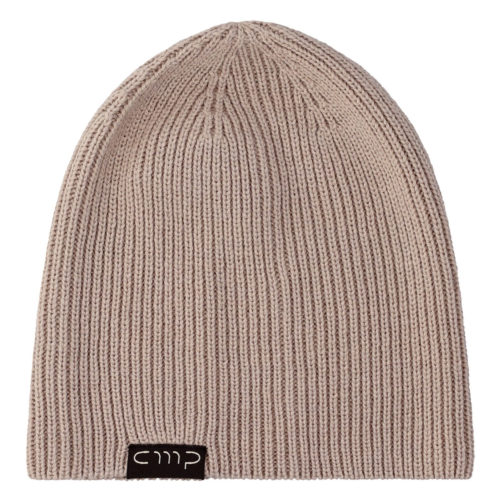 CMP Strickmütze Strickmütze mit aufgenähtem Markenlogo