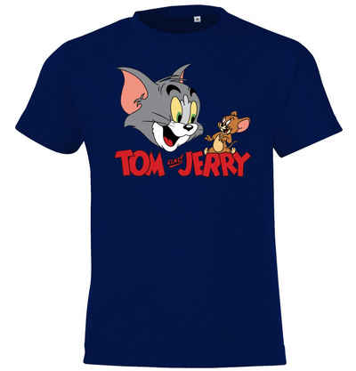 Youth Designz T-Shirt »Kinder T-Shirt Modell Jerry Maus Katze Tom« mit lustigem Frontprint