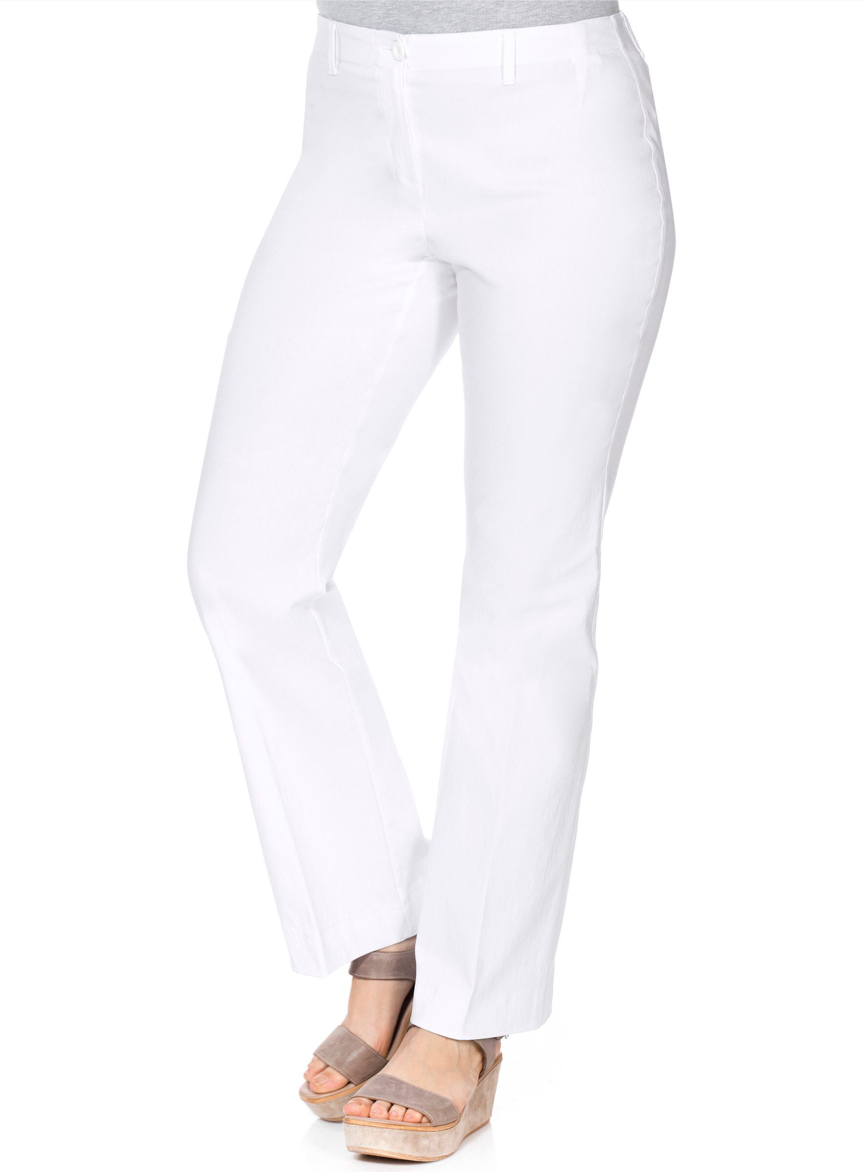 Sheego Jerseyhose Bengalinhose Innenbeinlänge ca. 78 günstig online kaufen
