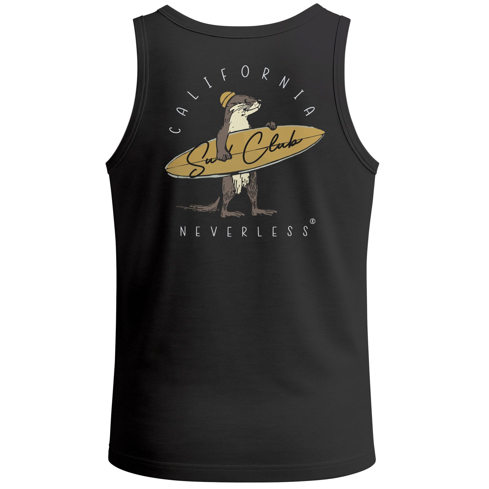 Neverless Tanktop Herren Tank-Top Backprint Surfing günstig online kaufen