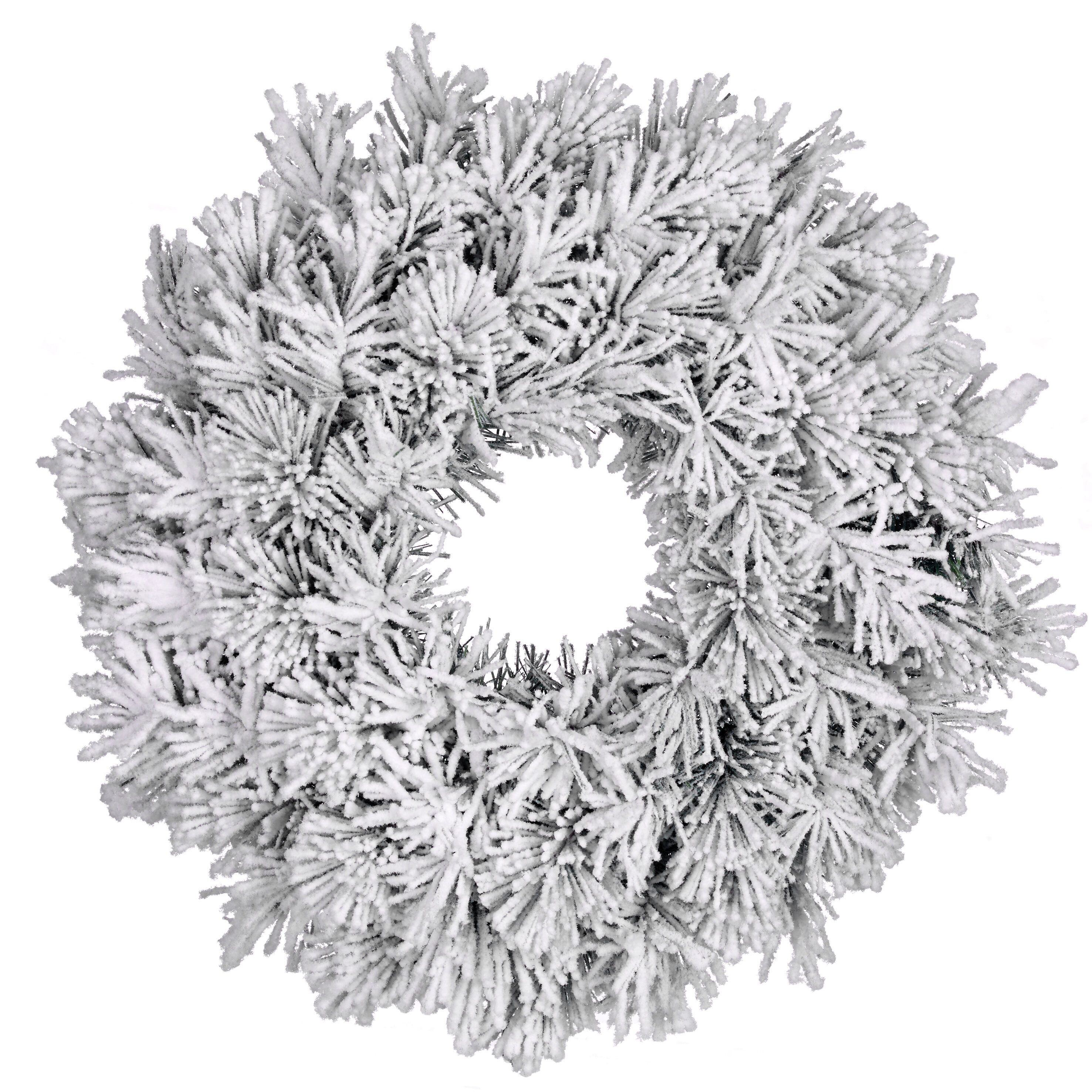 Black Box Trees Dekokranz Black Box Trees Dinsmore Kranz gruen frosted TIPS 108 - d60cm