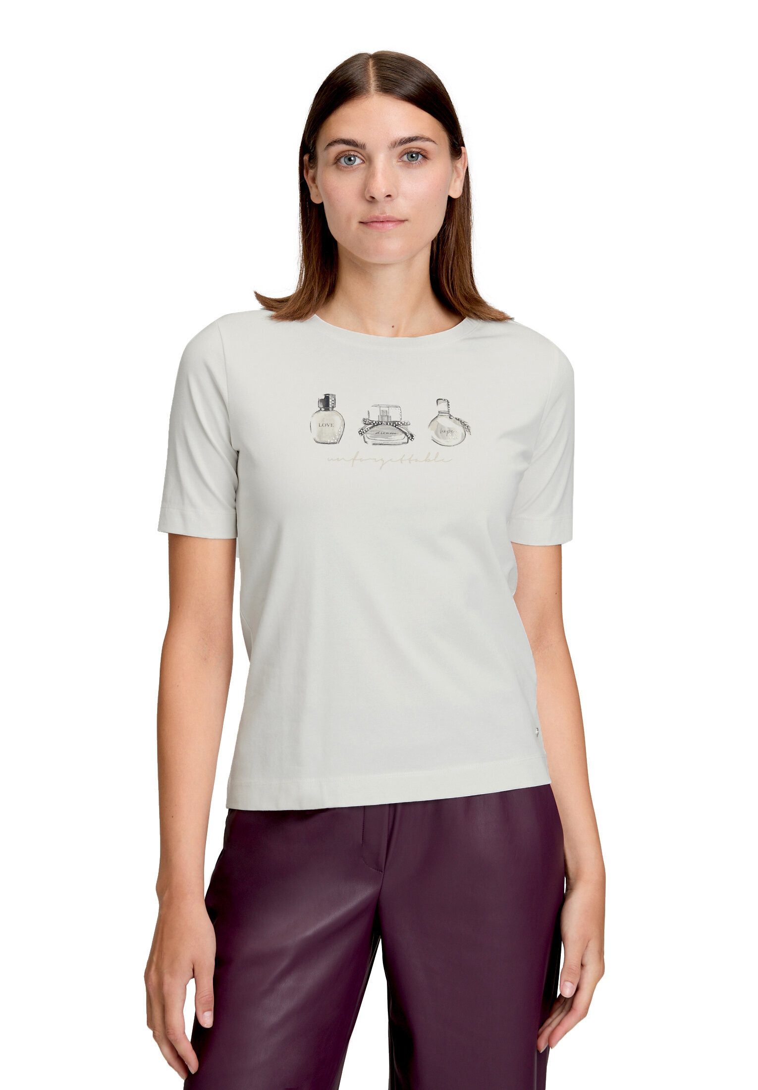 Betty&Co Kurzarmshirt Damen mit Print (1-tlg)