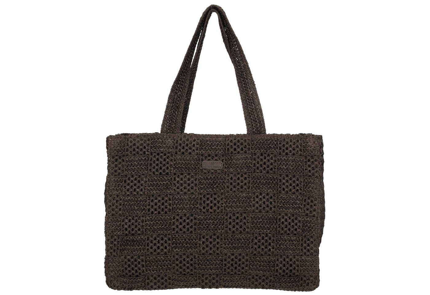 Enrico Benetti Strandtasche Badetasche mit Reißverschluss Damen Herren (Shopper, groß), in schöner Bastoptik