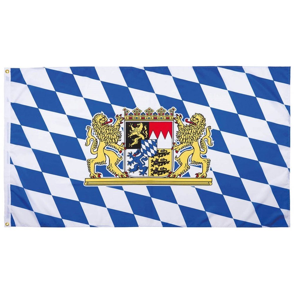 MFH Fahne Fahne 90 x 150 cm - Bayern - blau/weiß