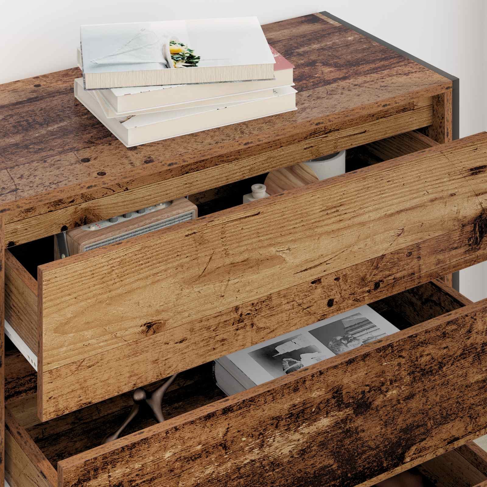 vidaXL Sideboard Sideboard Altholz 79 x 36 x 75.5 cm Holzwerkstoff (1 St)