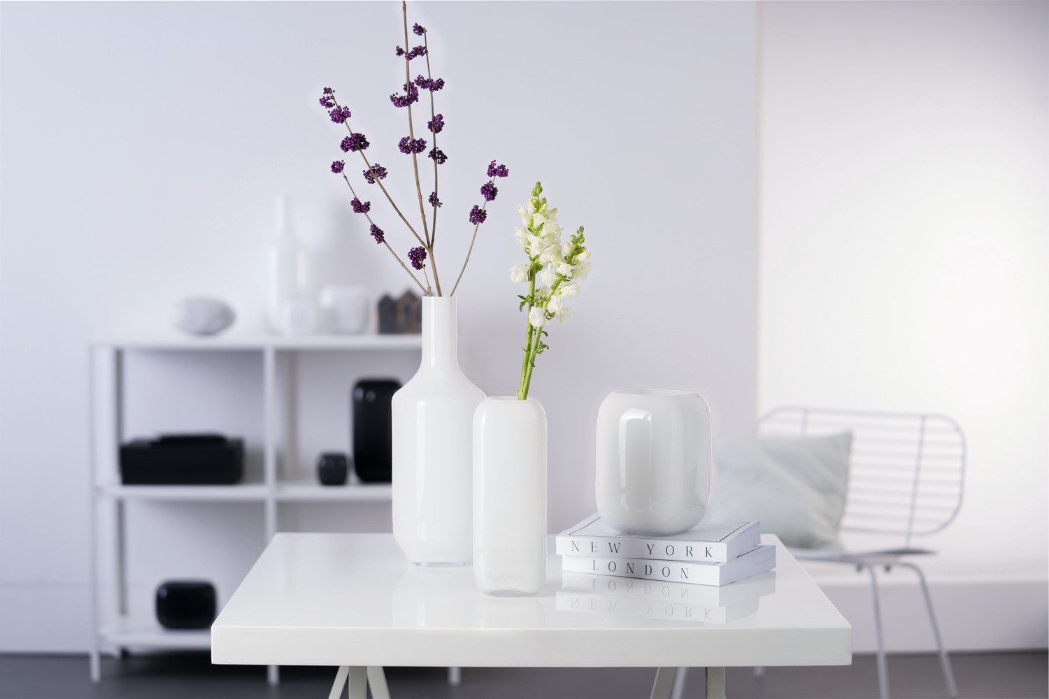 LEONARDO Bodenvase Dekovase MILANO, handgefertigt (1 St), aus Glas, in Flas günstig online kaufen