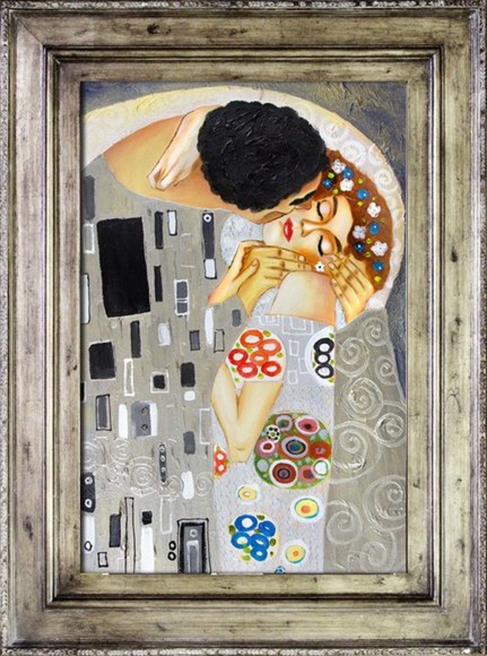 JVmoebel Gemälde Gustav Klimt »G17477«, jedes Bild ein Unikat, handgearbeitet