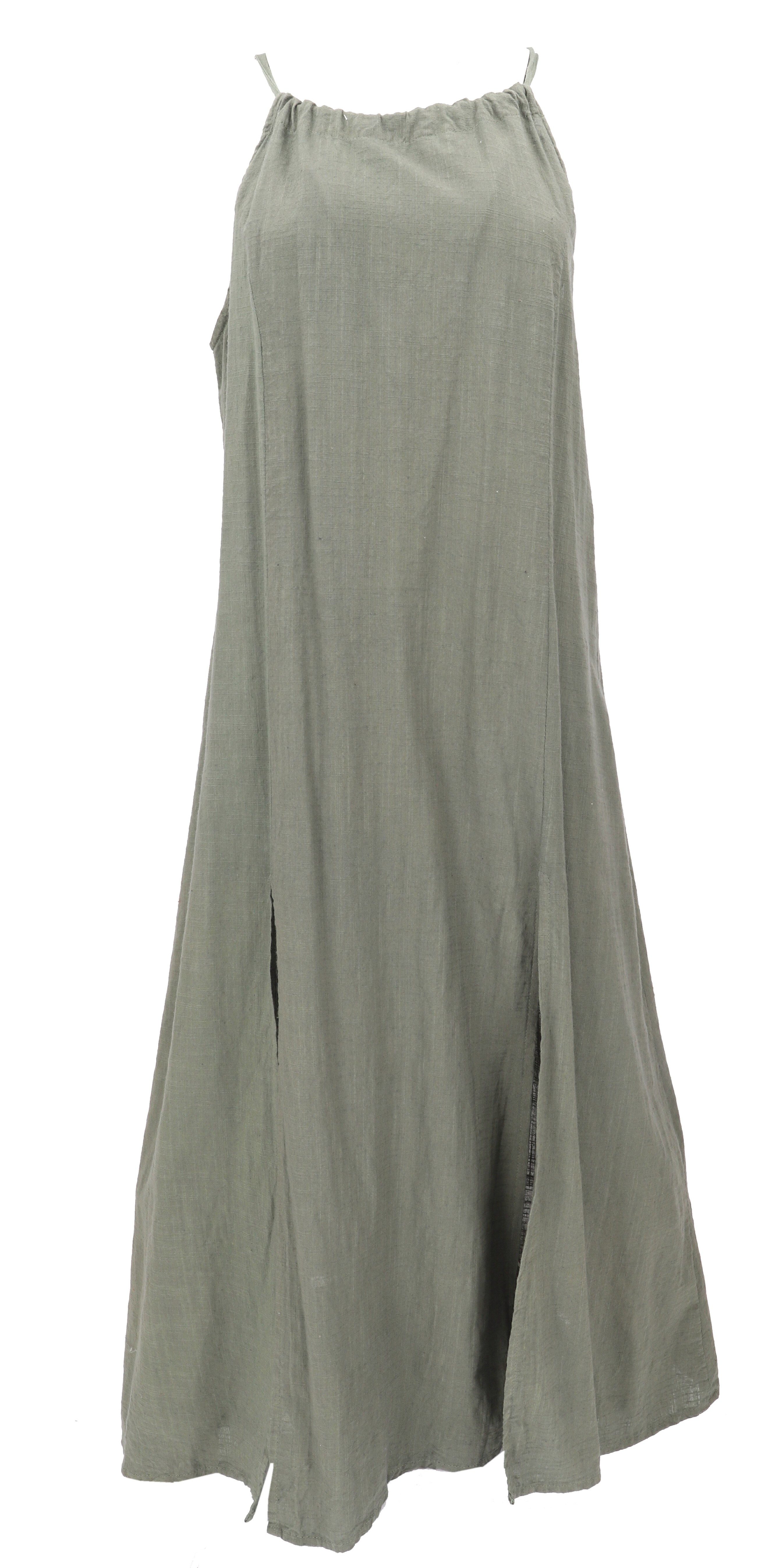 Guru-Shop Midikleid Natürliches Boho Sommerkleid, alternatives.. alternative Bekleidung