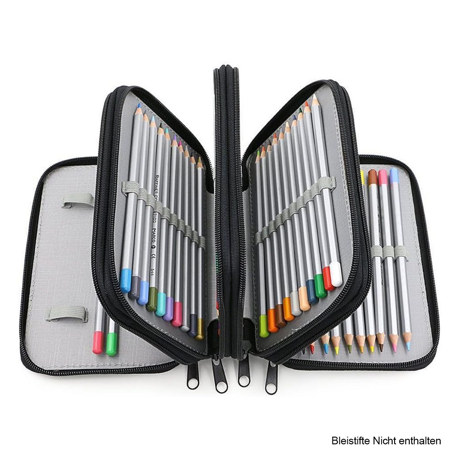 STILVORA Federmäppchen Make-up Pinsel Tasche,Buntstift 79 Buntstift-Set Sti günstig online kaufen