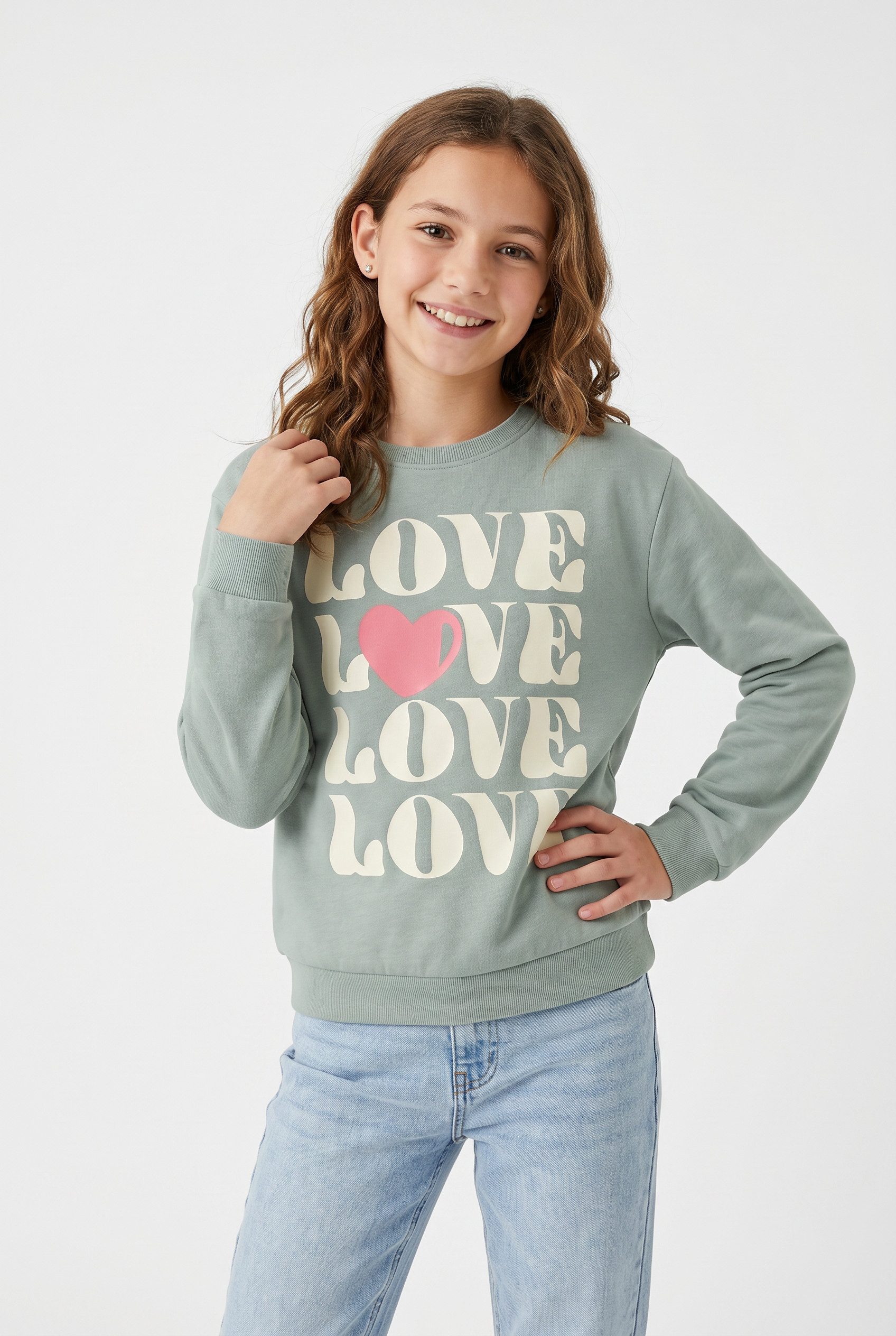 Sweatshirt NKFVASACHA LS NREG SWEAT UNB