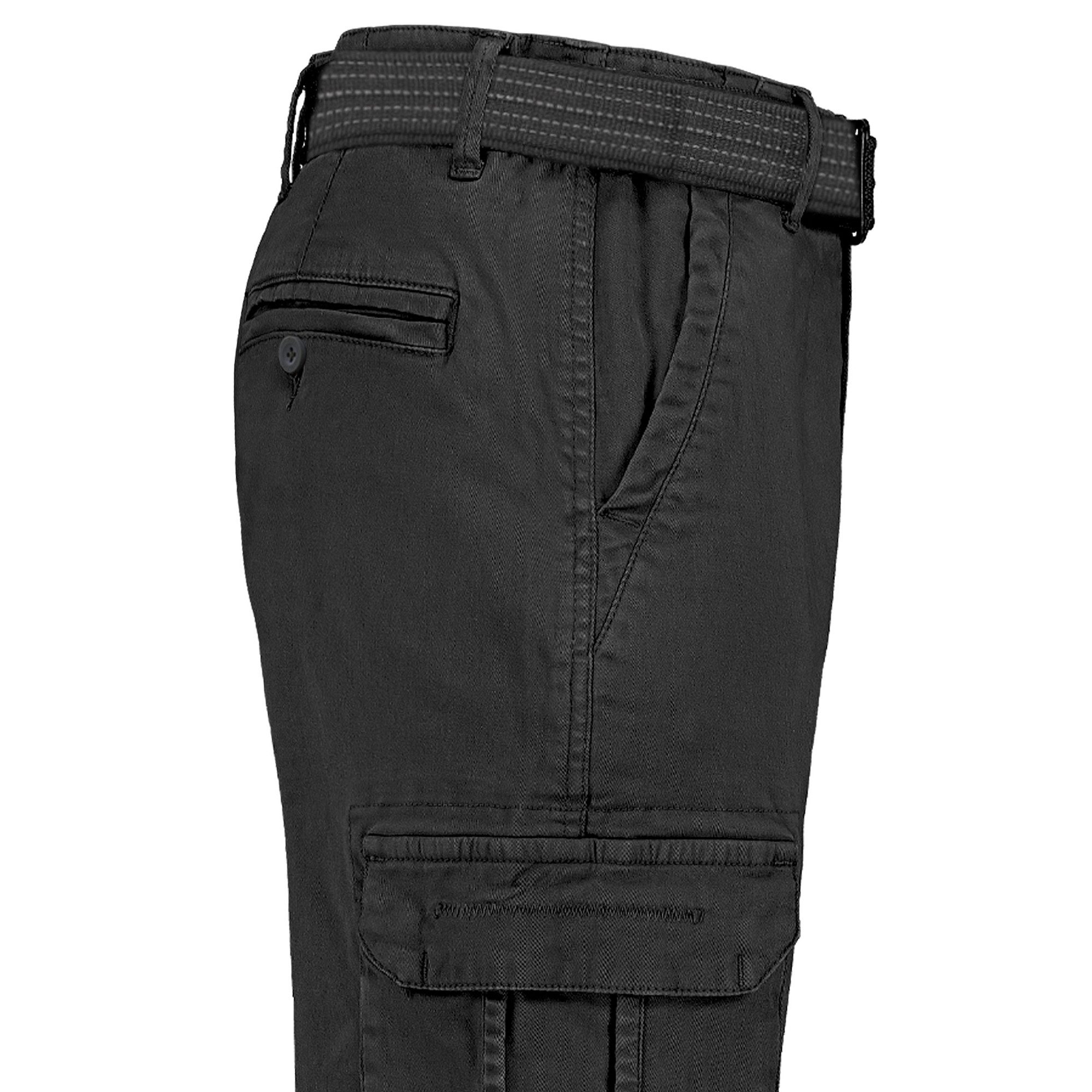 SUBLEVEL Cargohose Herren Cargo Hose Jeans Sweatpant Chino Jogginghose inkl. Gürtel