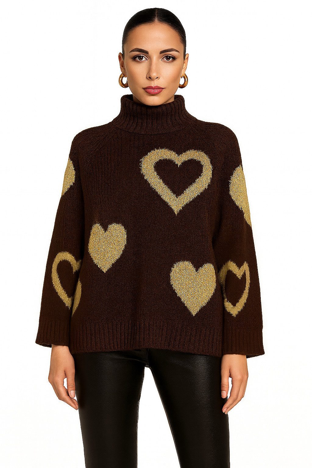 Worldclassca Strickpullover WORLDCLASSCA Damen Strickpulllover Love Herzmus günstig online kaufen