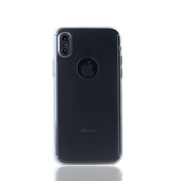 König Design Handyhülle Apple iPhone X, Apple iPhone X / iPhone XS Handyhülle 360 Grad Schutz Full Cover Transparent