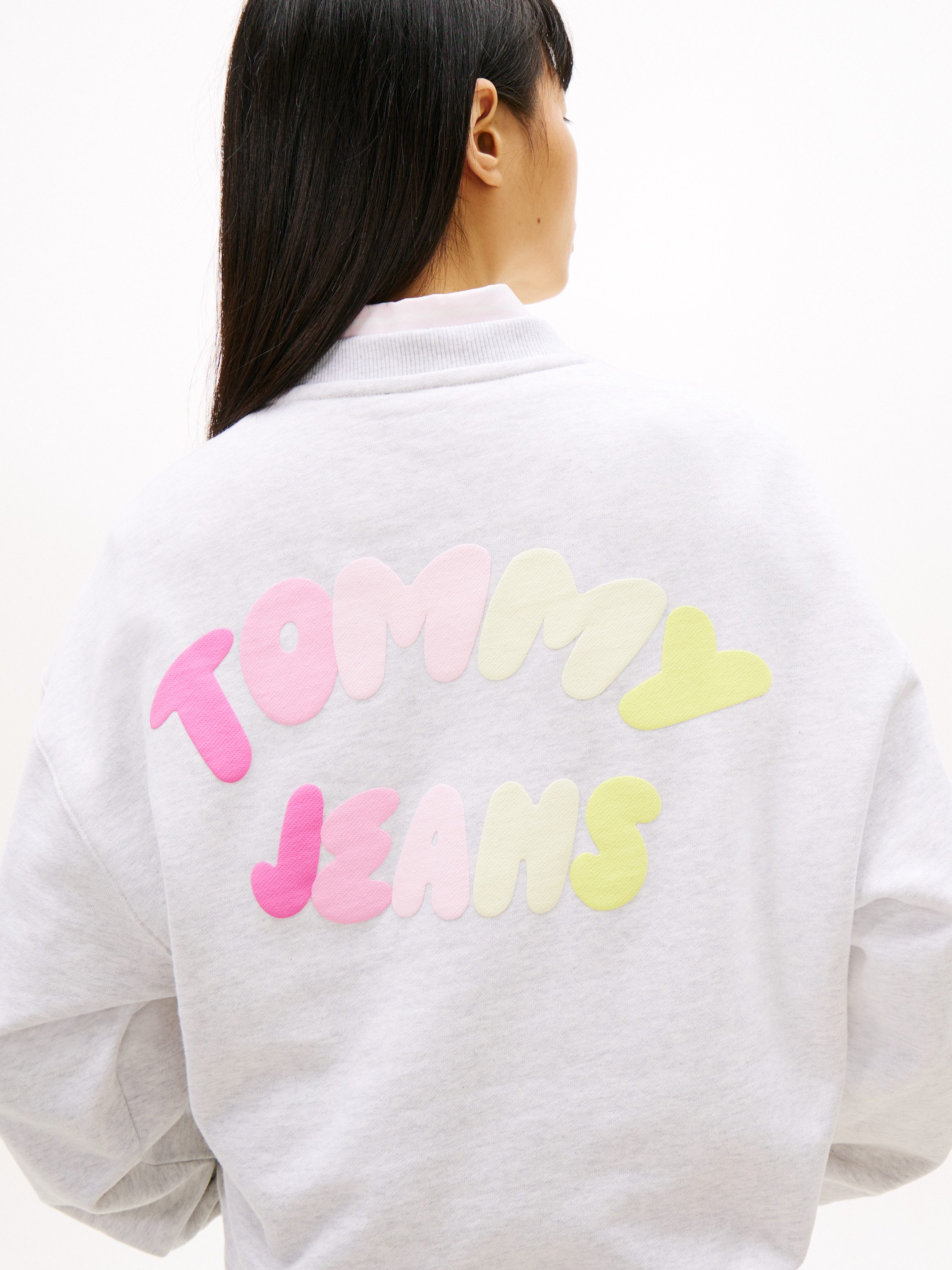 Tommy Jeans Sweatshirt TJW BXY COLOR BUBBLE CREW EXT günstig online kaufen