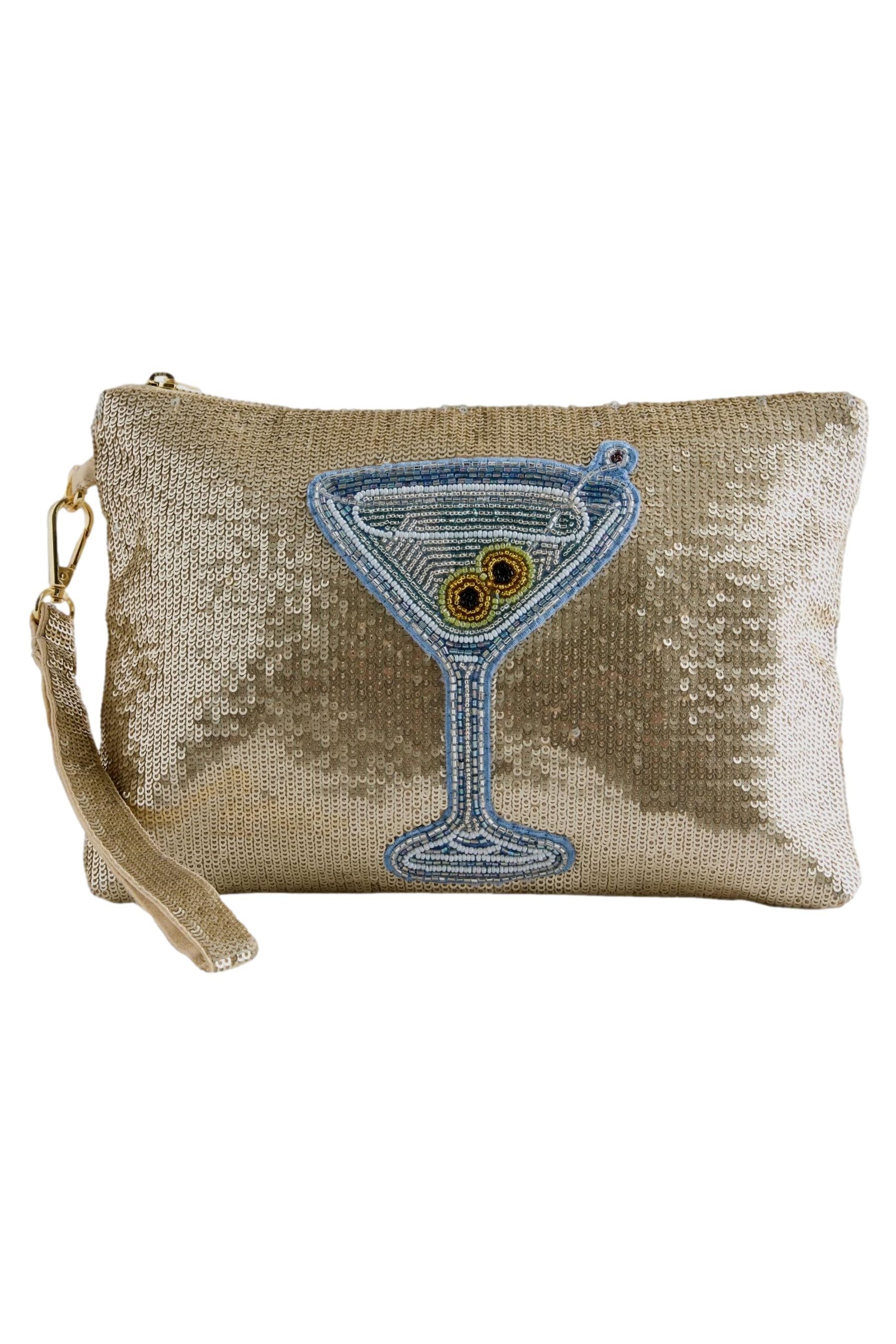 Next Clutch Beutel mit Martini-Print (1-tlg)