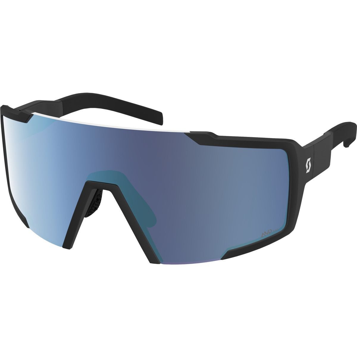 Scott Fahrradbrille Sunglasses Shield, Stilvolle, rahmenlose Sonnenbrille mit maximalem Sichtfeld und 100%