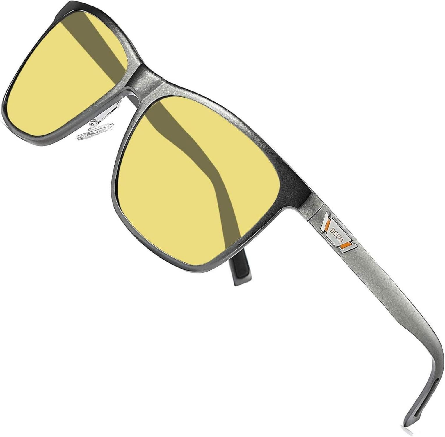 Sonnenbrille Nachtsichtbrille Polarisierte Gelbe HD-Nachtfahrbrille für Autofahren