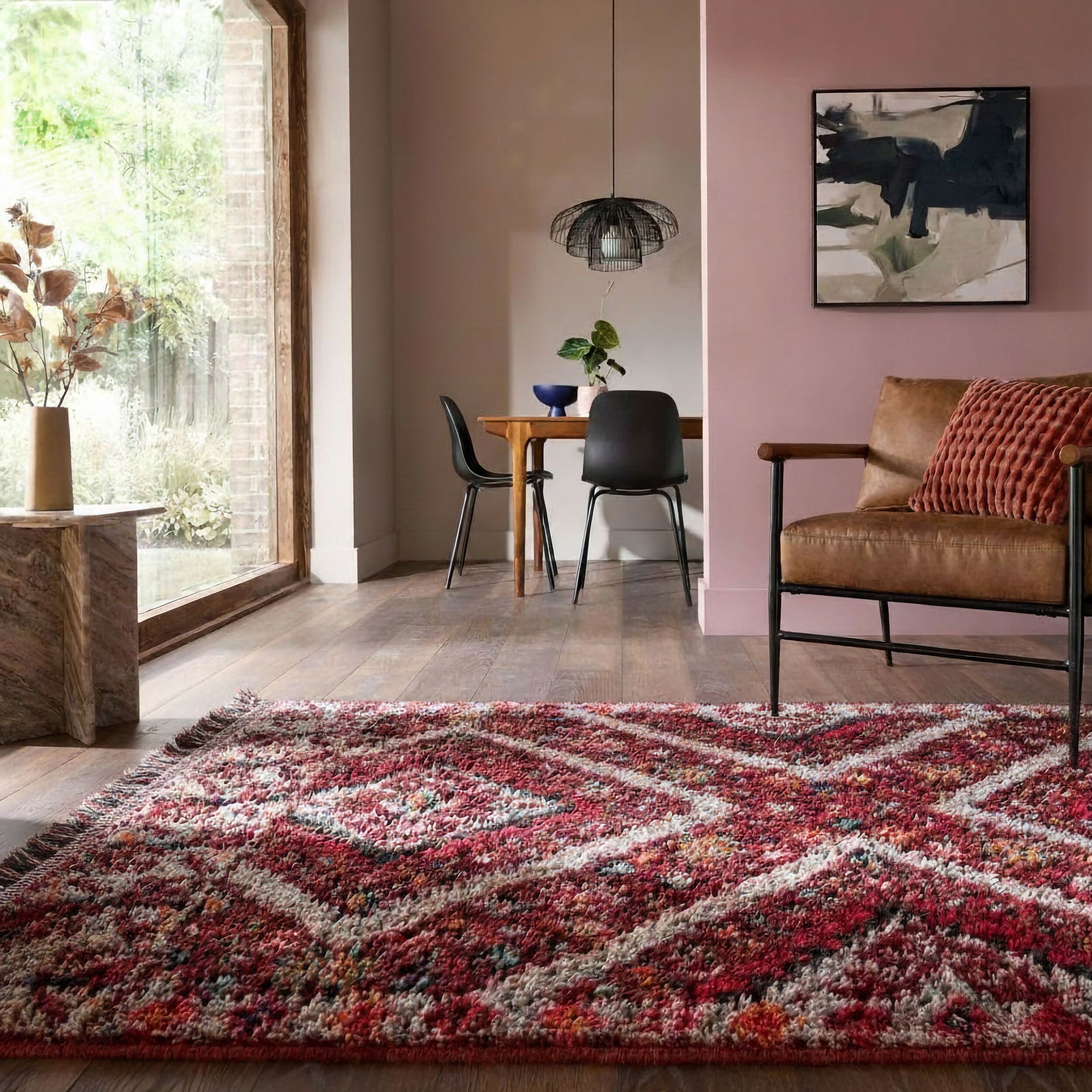 FLAIR RUGS Teppich EMIL SHAGGY, rechteckig, Höhe: 30 mm