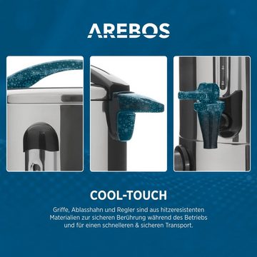 Arebos Einkoch- und Glühweinautomat 8,8 L, Überhitzungsschutz, Temperatureinstellung 30-110°C, 3 Farben, 950,00 W
