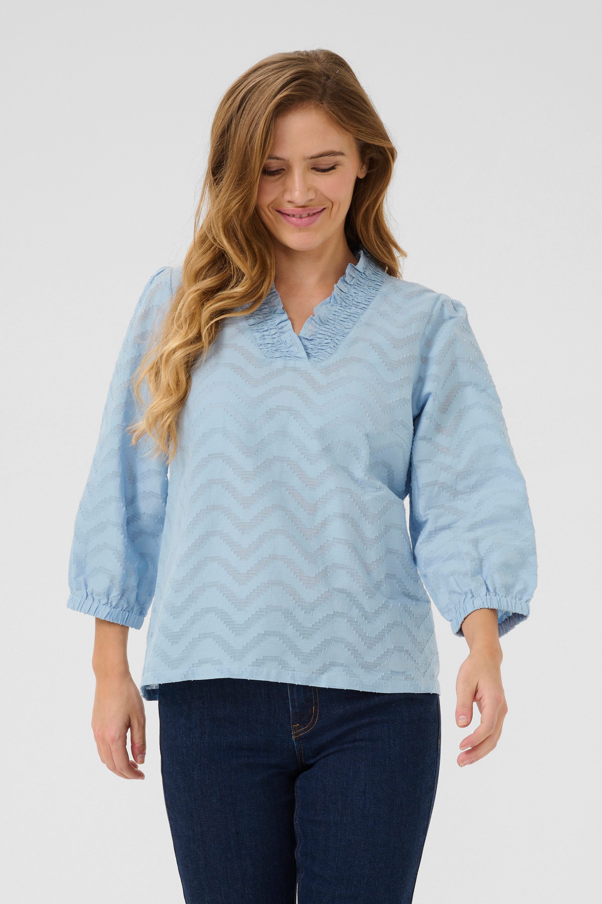 Langarmbluse Langarm-Bluse KAvictoria