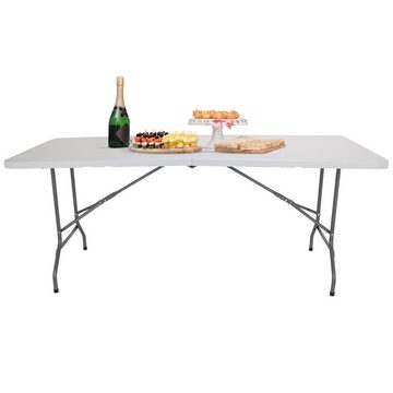 hjh OFFICE Klapptisch Klapptisch EASY UP MULTI II Metall, Kunststoff (1 St), Campingtisch, klappbar, mit Griff