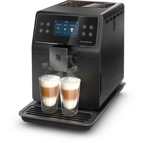 WMF Kaffeevollautomat Perfection 740 CP820810, intuitive Benutzeroberfläche, perfekter Milchschaum, selbstreinigend