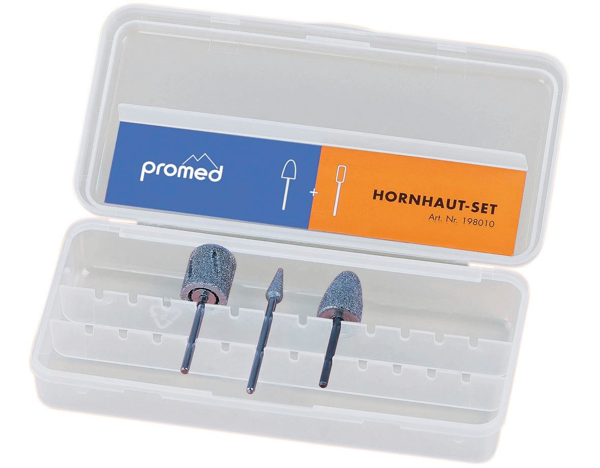 promed Pediküreaufsatz Hornhaut Set, Set, 3-St.