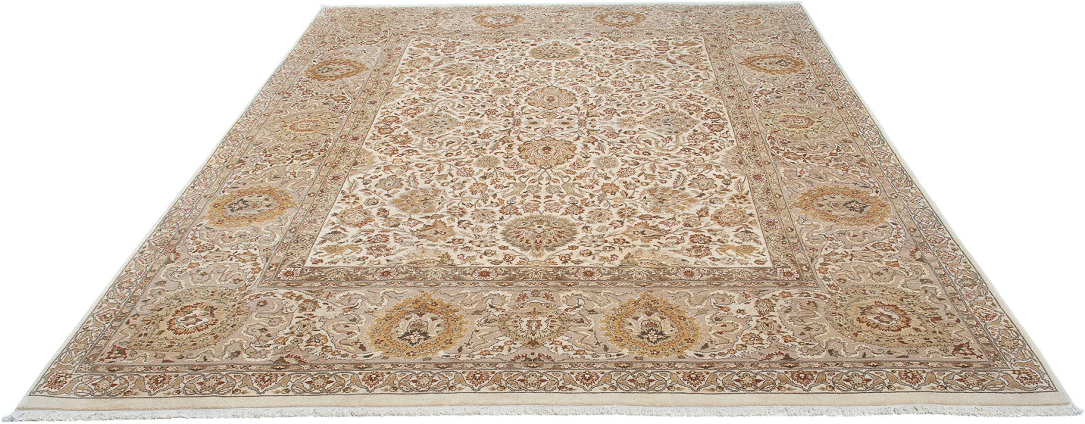 Orientteppich Ziegler - 312 x 246 cm - beige, morgenland, rechteckig, Höhe: 6 mm, Wohnzimmer, Handgeknüpft, Einzelstück mit Zertifikat