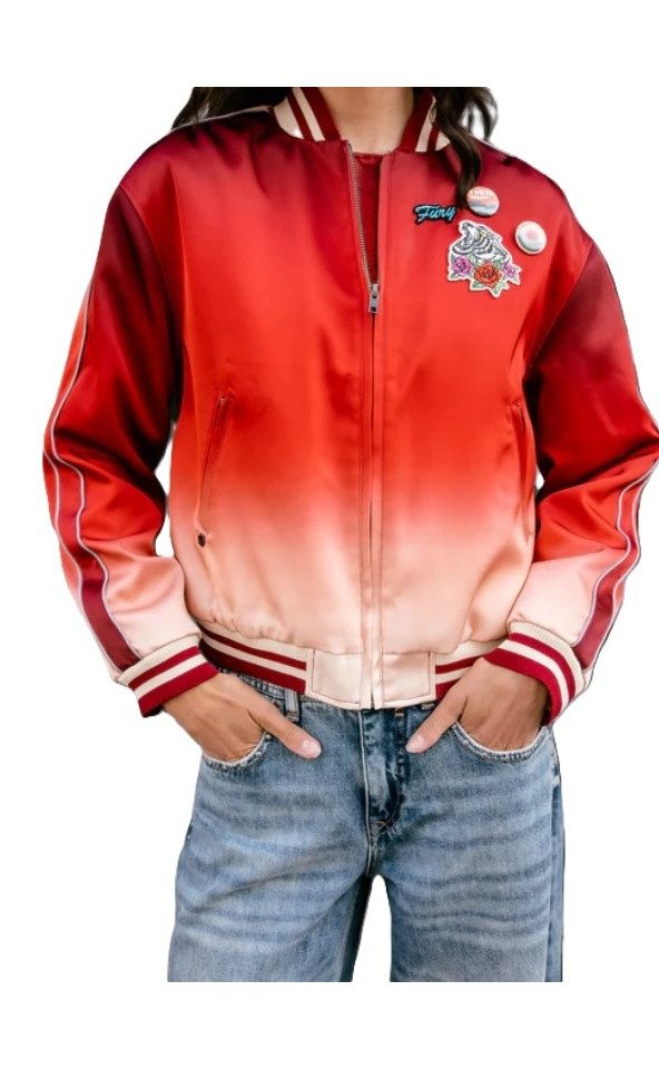 Freeman T. Porter Blouson Troopie Dip Dye Jacke - Bomberjacke Damen - Jacke Damen