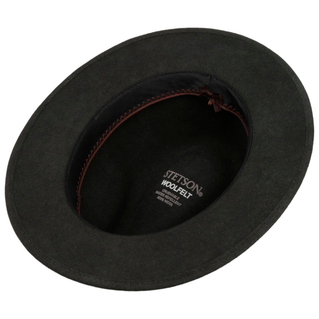 Stetson Filzhut (1-St) Travellerhut mit Lederband, Made in the EU