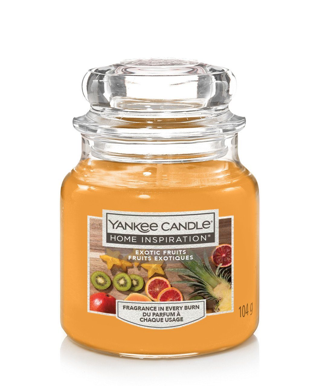 Yankee Candle Duftkerze Yankee Candle Duftkerze Kleines Glas Exotic Fruits