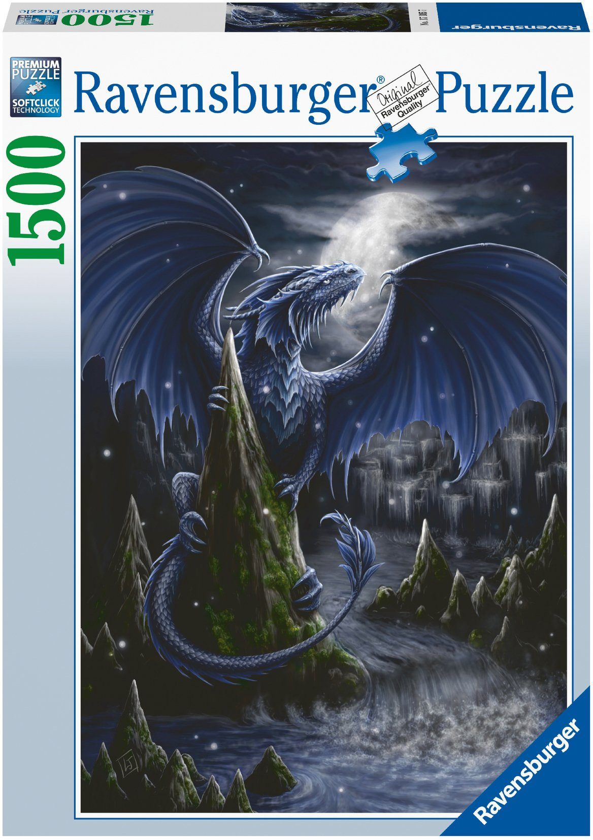 Ravensburger 1500 Schwarzblaue Drache, FSC® Germany, schützt - in Der Made Puzzleteile, Wald weltweit Puzzle -