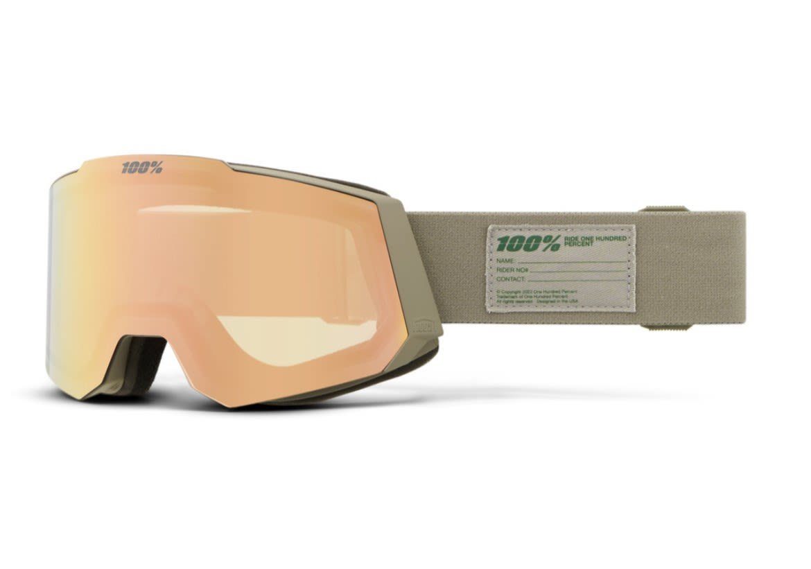 100% Skibrille 100% Snowcraft Hiper Accessoires HiPER Copper ML Mirror