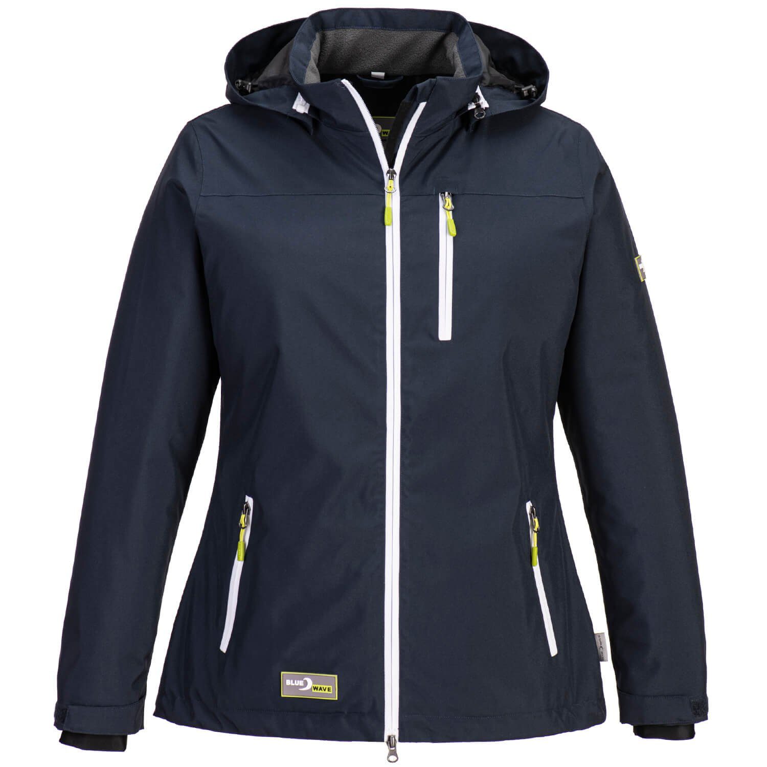 Regenjacke Wave Kati Blue Damen Funktionsjacke Jacke mit - Wasserdichte marine Fleece-Innenfutter