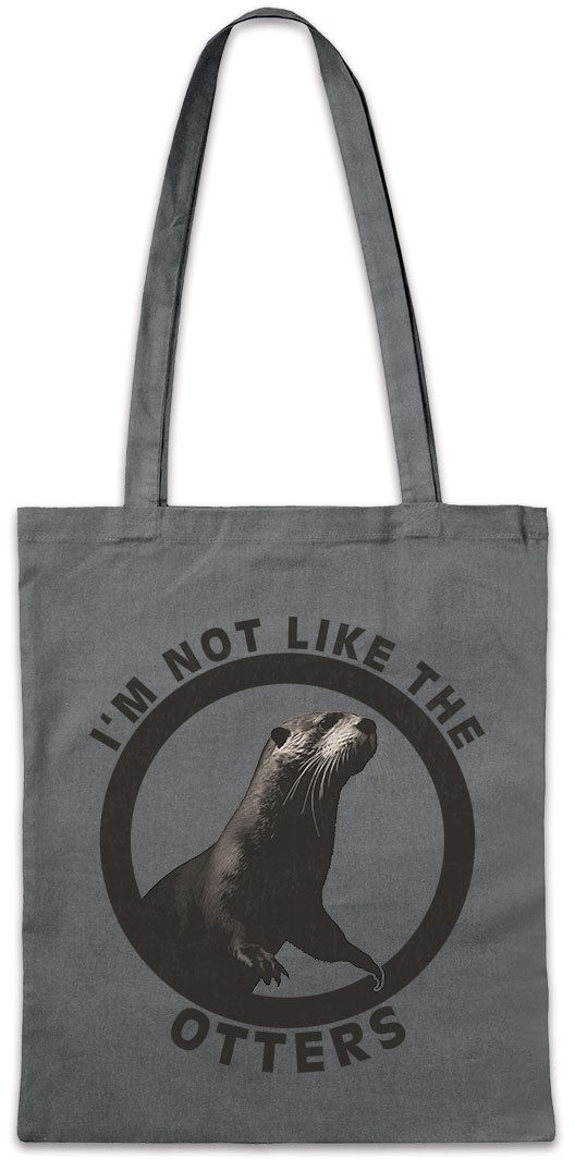 Beuteltasche I'm Not Like The Otters Stofftasche Others Wildlife lontra Nutria