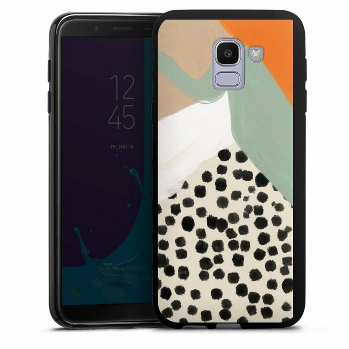 DeinDesign Handyhülle Boho Kunst Abstrakt Crazy Life Art 03 Boho Samsung Galaxy J6 Duos (2018) Silikon Hülle Bumper Case