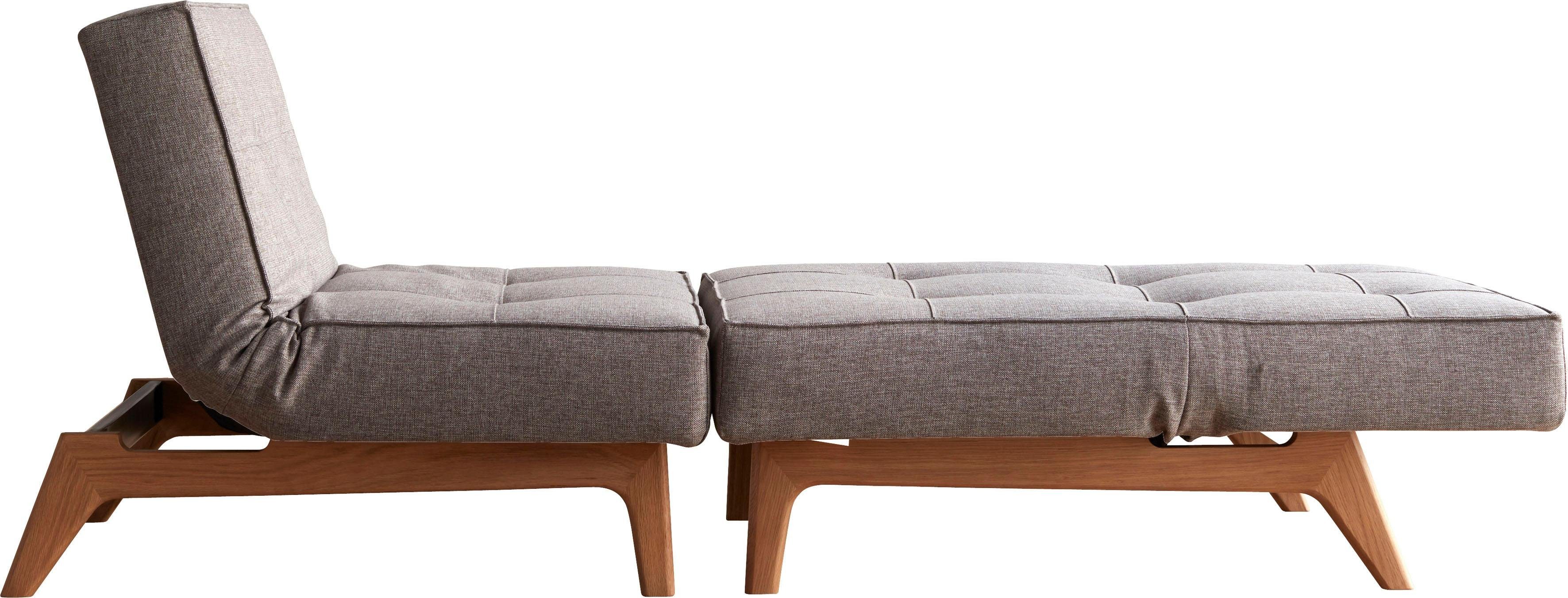 Design ™ INNOVATION Splitback, Eik Beine, LIVING skandinavischen mit Sessel grey in