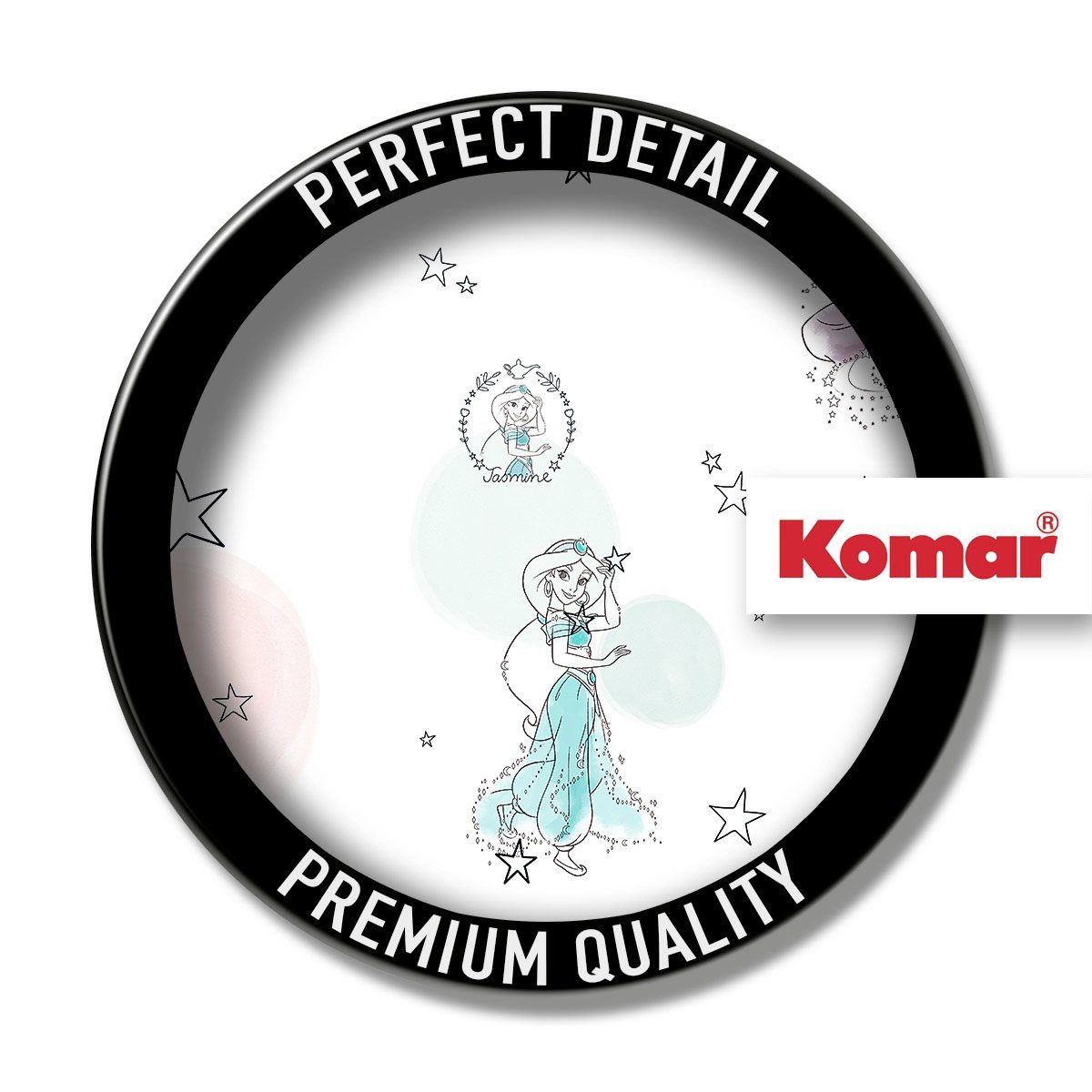 Komar (1 x Fototapete cm Pastel, (Breite Princess St), Höhe) 0,53x10,05 Pretty