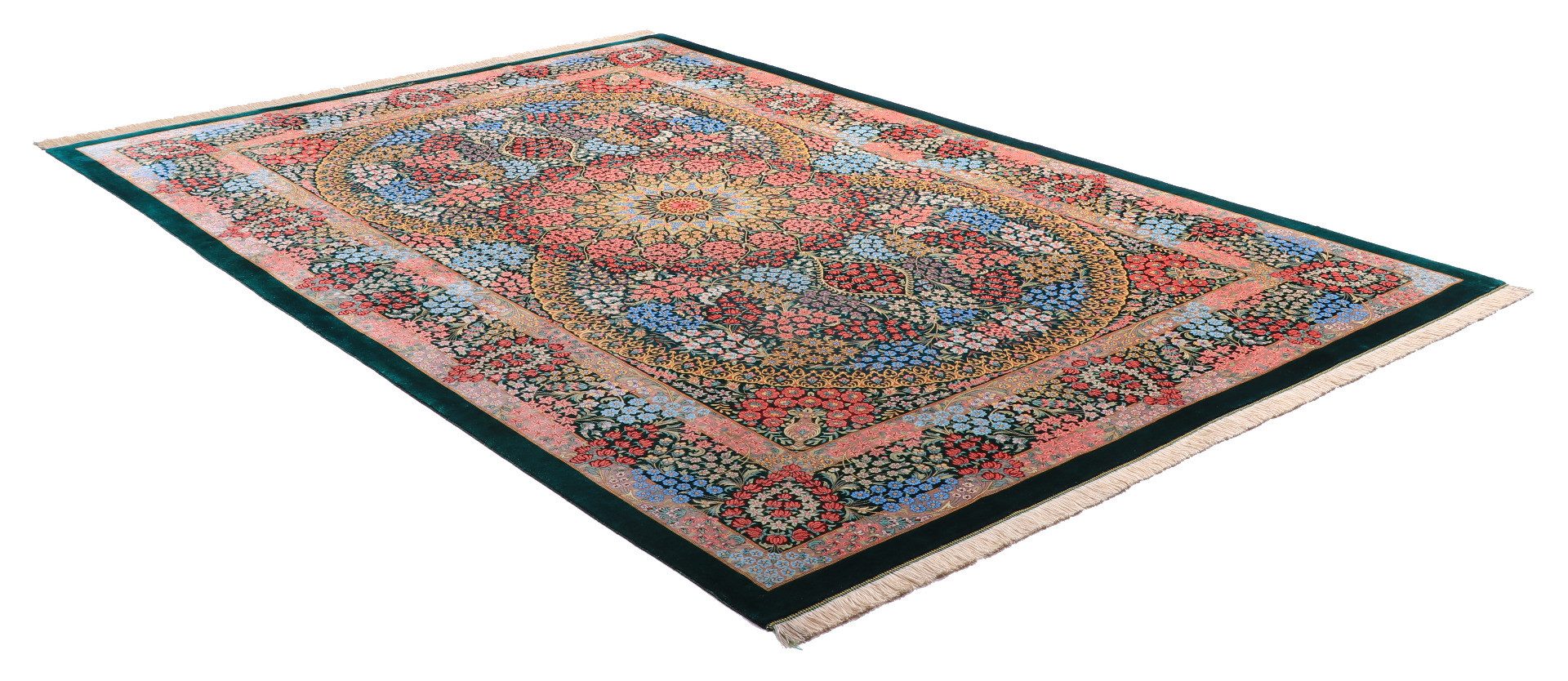 Carpet Avenue Teppich Ghom Seidenkette 298x197, Läufer, Höhe: 3 mm