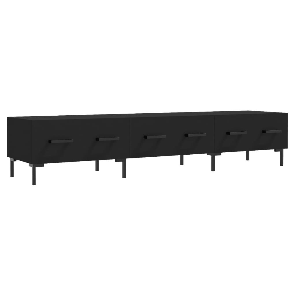 vidaXL TV-Schrank TV-Schrank Schwarz 150x36x30 cm Holzwerkstoff (1-St) günstig online kaufen