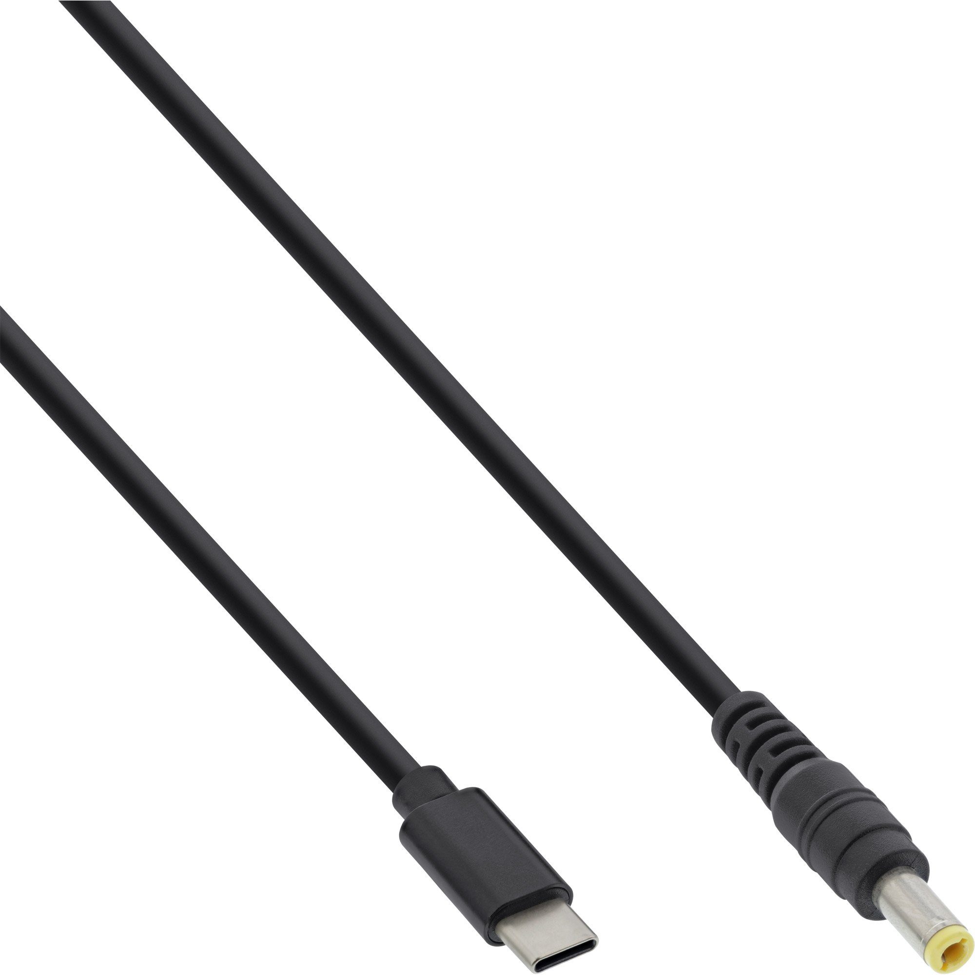INTOS ELECTRONIC AG InLine® USB-C zu ASUS/Lenovo Notebook (rund) Ladekabel, 2m Stromkabel