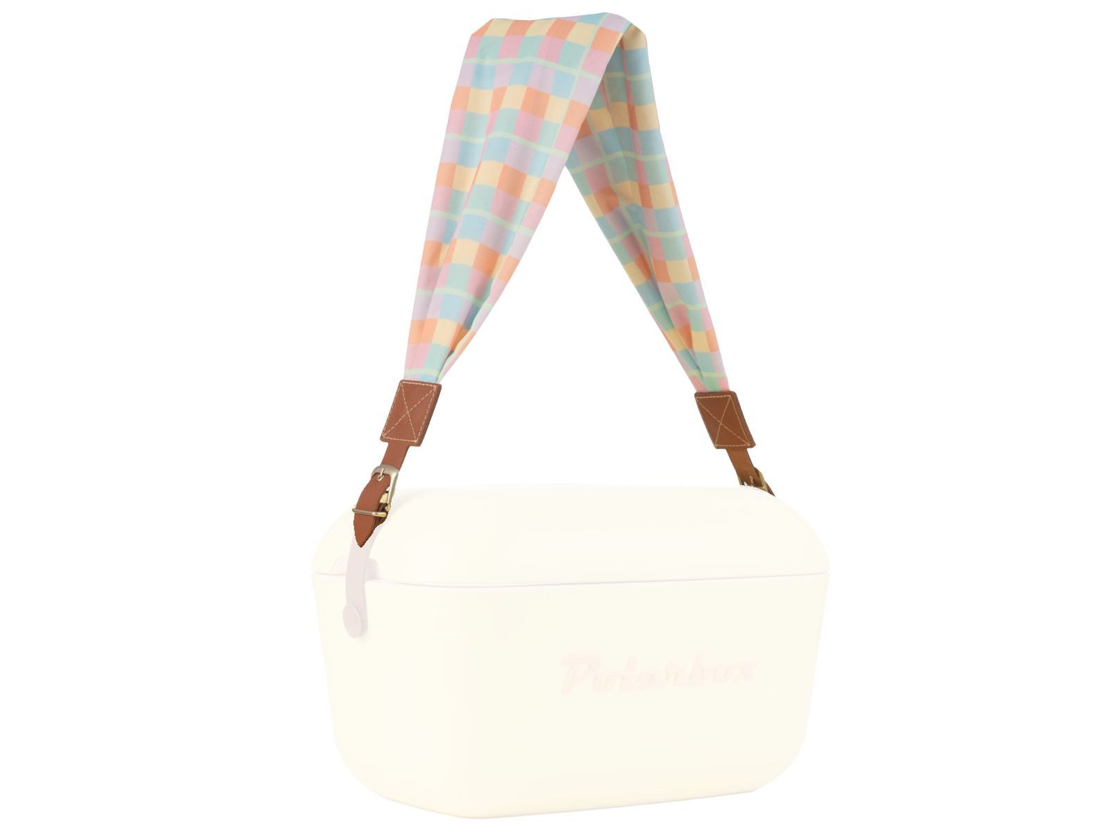 Polarbox Trageband Prinkstyle StrapVichy Check Brown 91cm