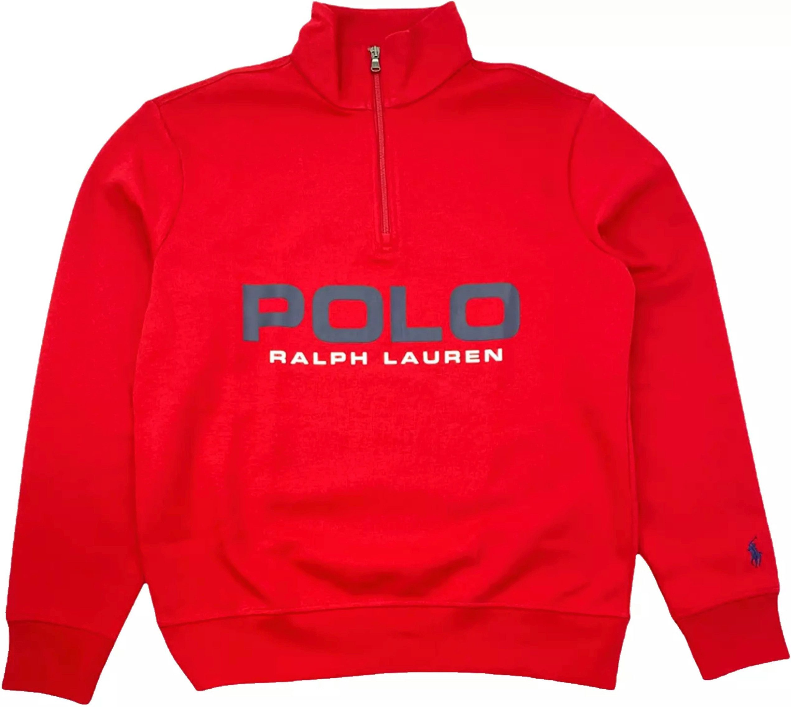 Troyer Archiv-Logo Double Knit Sweatshirt Retro Mock Pullover Unisex