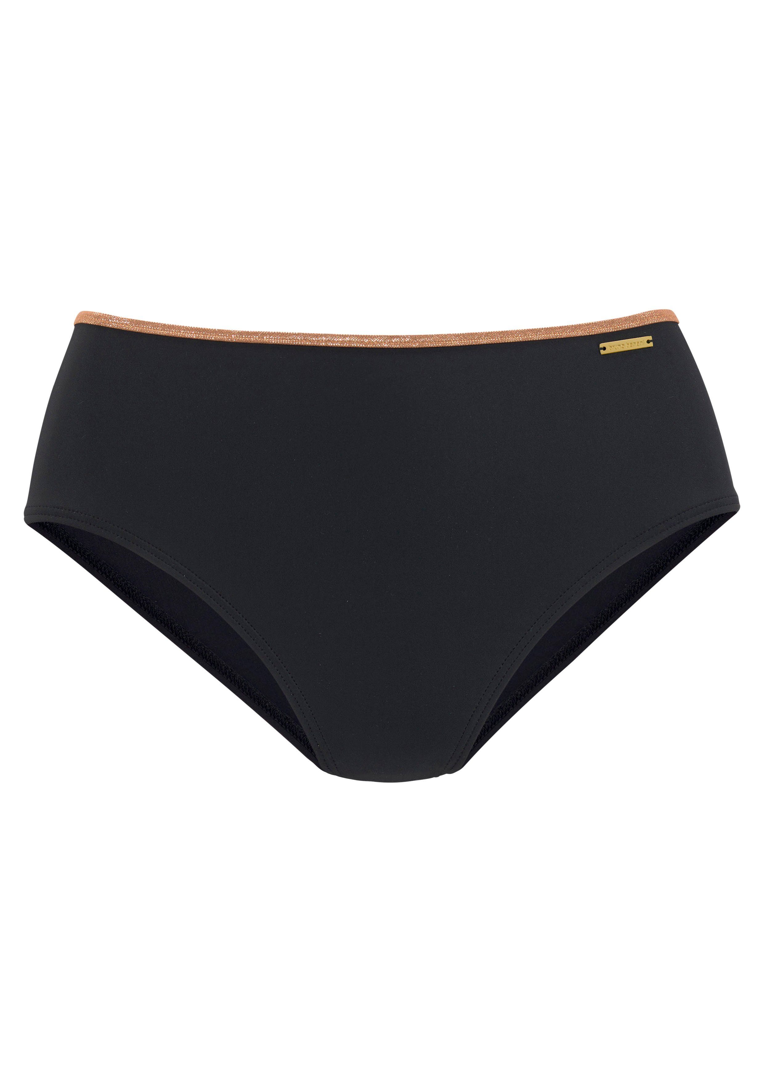Bruno Banani Bikini-Hose Milano mit kupferfarberner Paspel günstig online kaufen